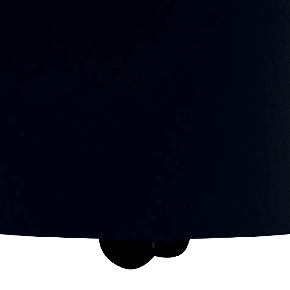 Support à bois moderne en métal avec roulettes fabriqué en Italie - Crayon Viadurini