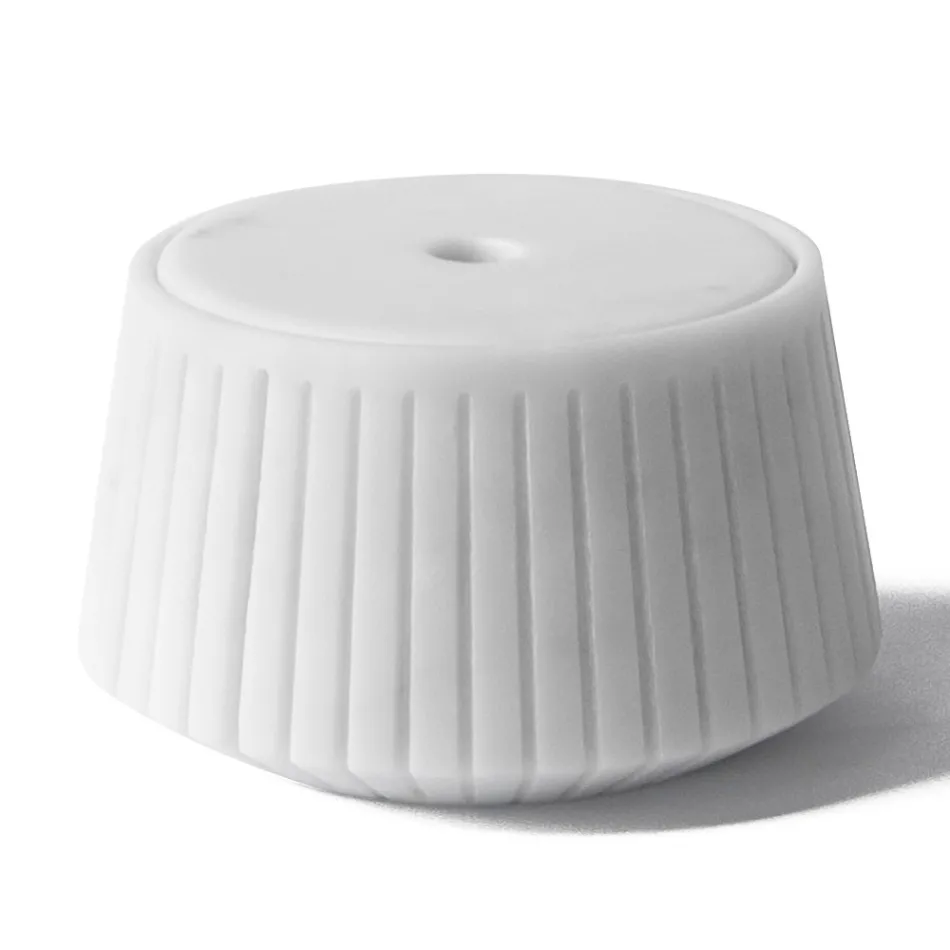 Support de Rangement Rayé en Marbre de Carrare Blanc ou Noir Design Portoro - Le Caire Viadurini