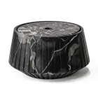 Support de Rangement Rayé en Marbre de Carrare Blanc ou Noir Design Portoro - Le Caire Viadurini