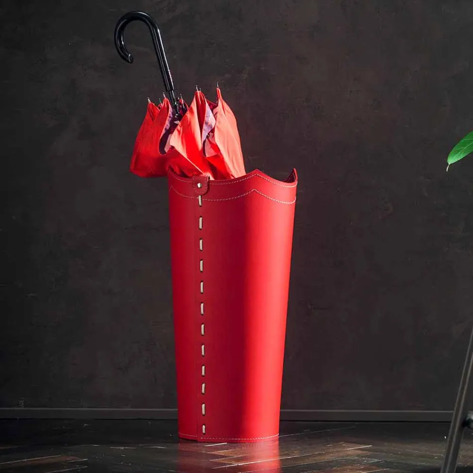Porte-parapluie design en cuir pour maison ou bureau Umbrella Viadurini