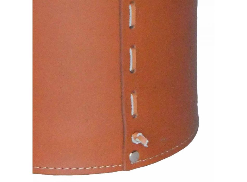 Porte-parapluie design en cuir régénéré Regen, fabriqué en Italie Viadurini