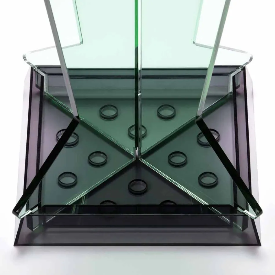 Porte-parapluie design moderne en méthacrylate Colarato fabriqué en Italie - Daddy Viadurini