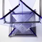 Porte-parapluie design moderne en méthacrylate Colarato fabriqué en Italie - Daddy Viadurini