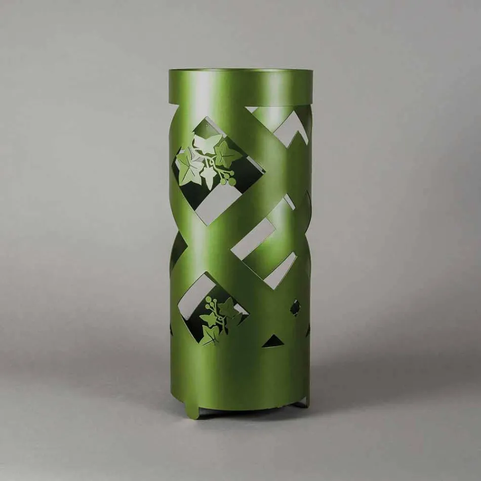 Porte-parapluie en fer coloré de conception moderne, fabriqué en Italie - Enrica Viadurini