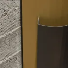 Porte-parapluie en tôle peinte or et bronze Made in Italy - Azalea Viadurini