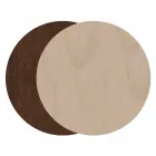 Porte-parapluies en bois foncé ou blanc avec des décorations au design moderne - Cannabambu Viadurini