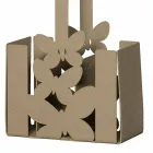 Porte-couverts de table moderne en fer blanc, beige ou ivoire fabriqué en Italie - Laida Viadurini