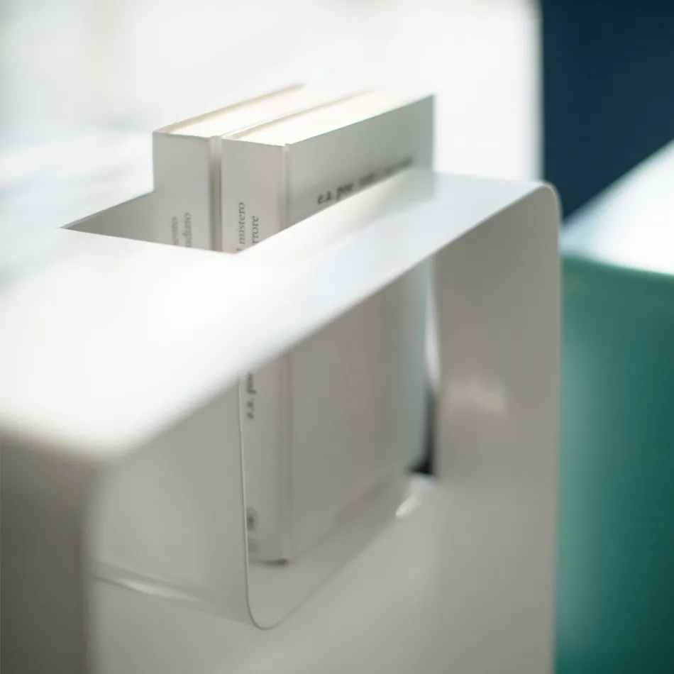 Porte-revues en métal coloré de haute qualité fabriqué en Italie - Imane Viadurini