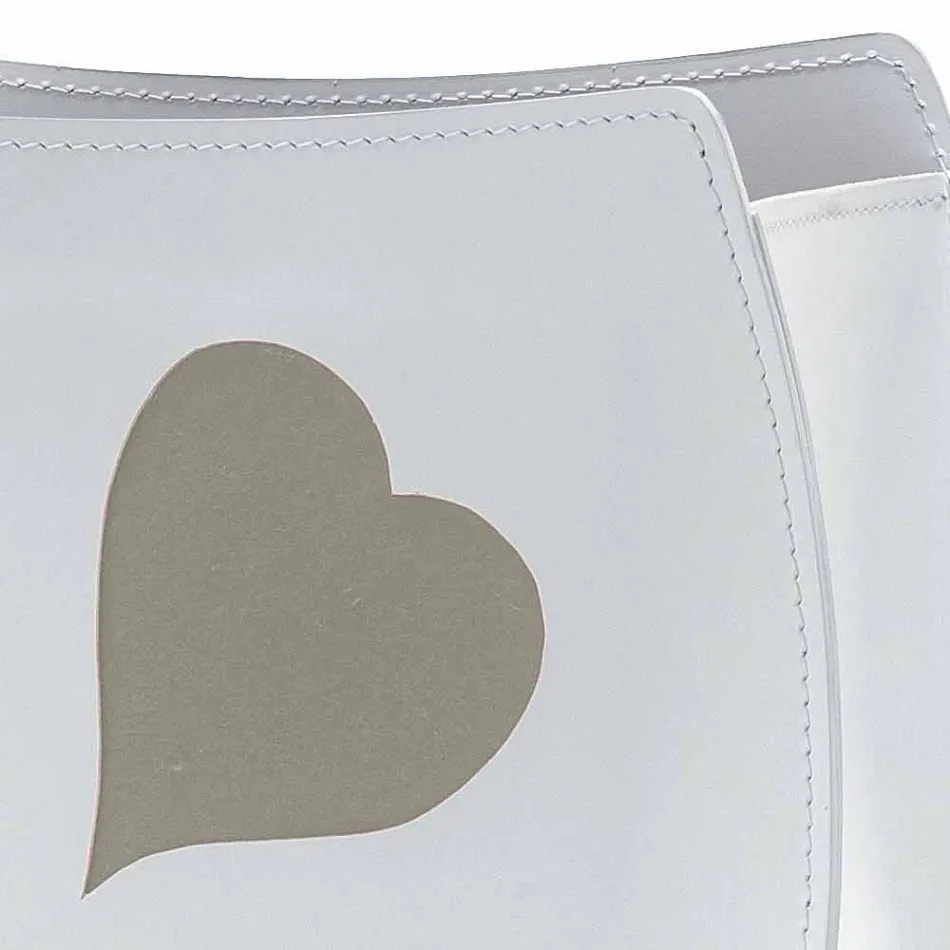 Porte-revues design en cuir au design moderne Béatrice Viadurini