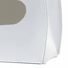 Porte-revues design en cuir au design moderne Béatrice Viadurini