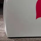 Porte-revues design en cuir au design moderne Béatrice Viadurini