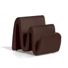 Porte-revues moderne en polyéthylène coloré fabriqué en Italie - Munoz Viadurini