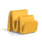 Porte-revues moderne en polyéthylène coloré fabriqué en Italie - Munoz Viadurini