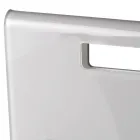 Porte-revues de salon en cristal acrylique coloré fabriqué en Italie - Osafo Viadurini