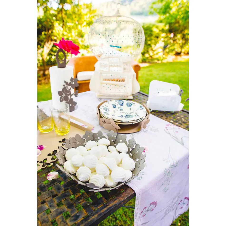 Porte-rouleau de cuisine au design moderne en fer fabriqué en Italie - Marken Viadurini