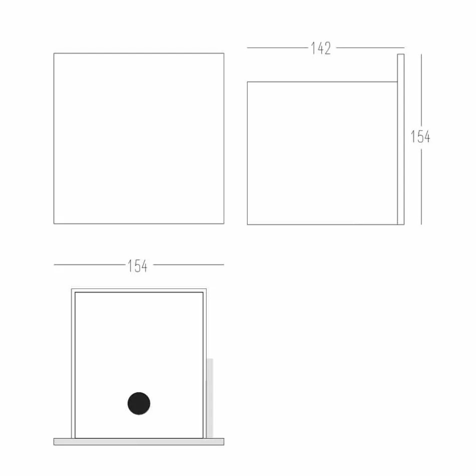 Porte-rouleau de salle de bain en Corian blanc ou avec inserts noirs Design italien - Elono Viadurini