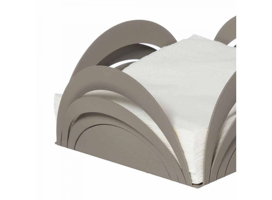 Porte-serviettes de table design moderne fait à la main, fabriqué en Italie - Futti Viadurini