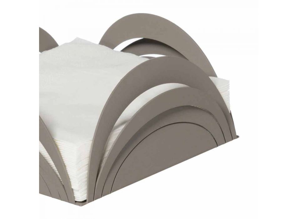 Porte-serviettes de table design moderne fait à la main, fabriqué en Italie - Futti Viadurini