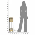 Support de pot rond en fer double au design moderne - Addie Viadurini