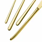 Couverts de luxe en acier inoxydable de couleur polie ou sablée 24 pièces - Lapis Viadurini