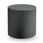 Pouf de jardin cylindrique en polyéthylène coloré Made in Italy - Viky Viadurini