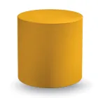 Pouf de jardin cylindrique en polyéthylène coloré Made in Italy - Viky Viadurini