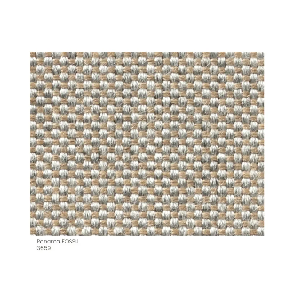 Pouf de jardin rembourré et recouvert de tissu Made in Italy - Beurre Viadurini