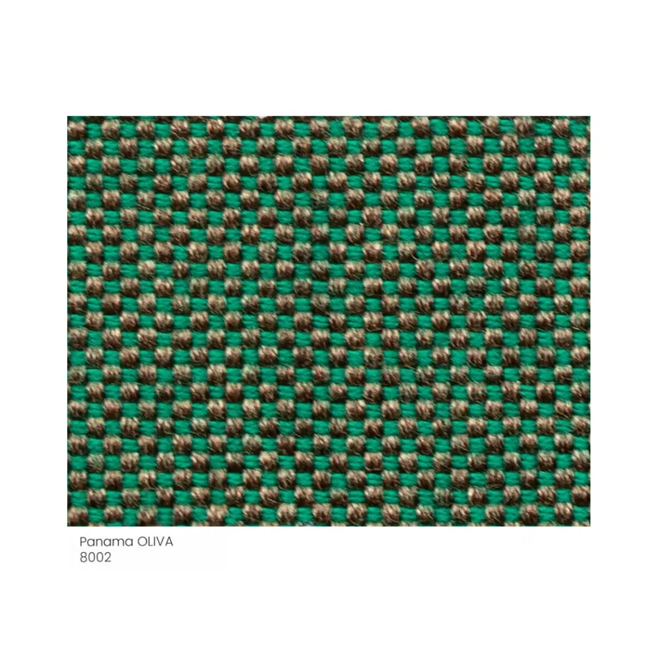 Pouf de jardin rembourré et recouvert de tissu Made in Italy - Beurre Viadurini