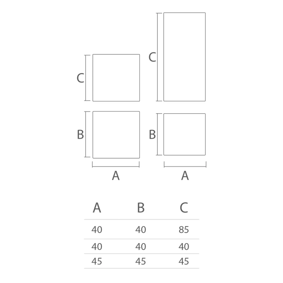 Pouf de jardin en polyéthylène 8 finitions Made in Italy - Viky Viadurini