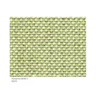 Pouf de jardin en tissu avec pieds en métal Made in Italy - Beurre Viadurini