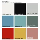 Pouf de jardin en tissu avec pieds en métal Made in Italy - Beurre Viadurini