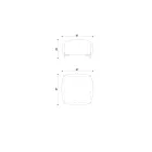 Pouf de jardin en tissu avec pieds en métal Made in Italy - Beurre Viadurini