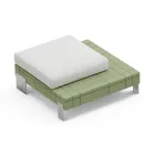 Pouf de salon en polyéthylène de différentes couleurs - Orbis Viadurini