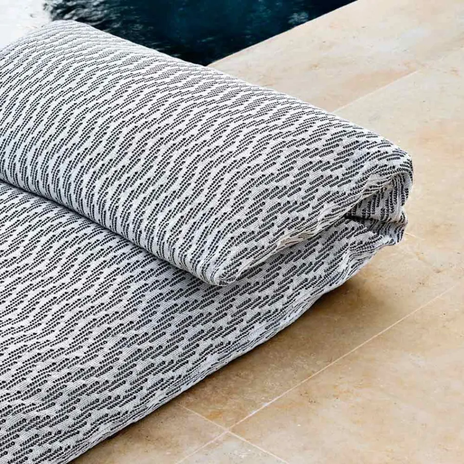 Pouf lit de repos d'extérieur simple design, haute qualité fabriqué en Italie - Emanuela Viadurini