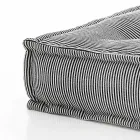 Pouf carré ethnique en tissu patchwork ou velours - Fibre Viadurini