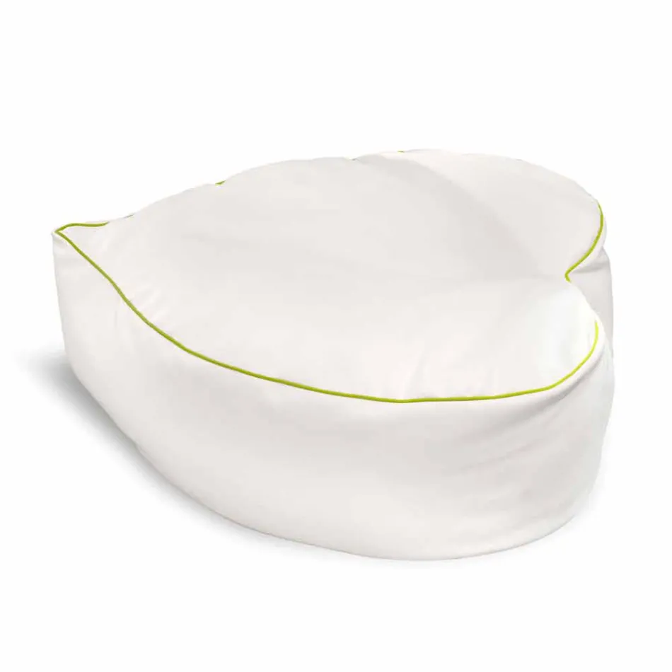 conception pouf en cuir intérieur nautique faux et Potus extérieur Viadurini