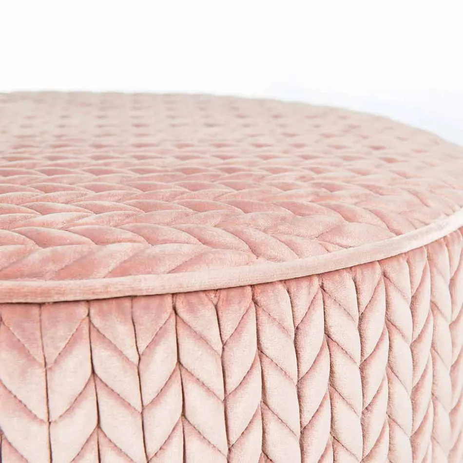 conception tissu pouf Belle 1 Viadurini