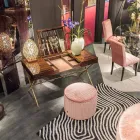 conception tissu pouf Belle 1 Viadurini