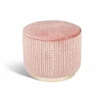 conception tissu pouf Belle 1 Viadurini