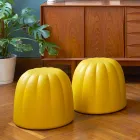 Pouf Slide Gelee en polyuréthane de couleur douce fabriqué en Italie Viadurini