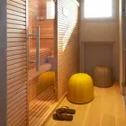 Pouf Slide Gelee en polyuréthane de couleur douce fabriqué en Italie Viadurini