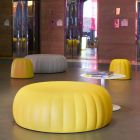 Pouf Slide Gelee en polyuréthane de couleur douce fabriqué en Italie Viadurini