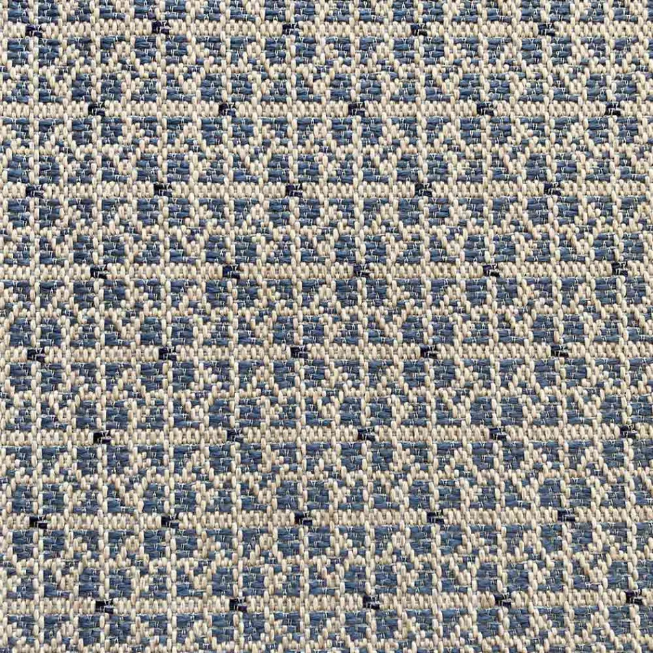 Pouf Ottoman Rectangulaire Doux pour Intérieur et Extérieur en Tissu - Naemi Viadurini