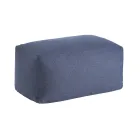 Pouf Ottoman Rectangulaire Doux pour Intérieur et Extérieur en Tissu - Naemi Viadurini