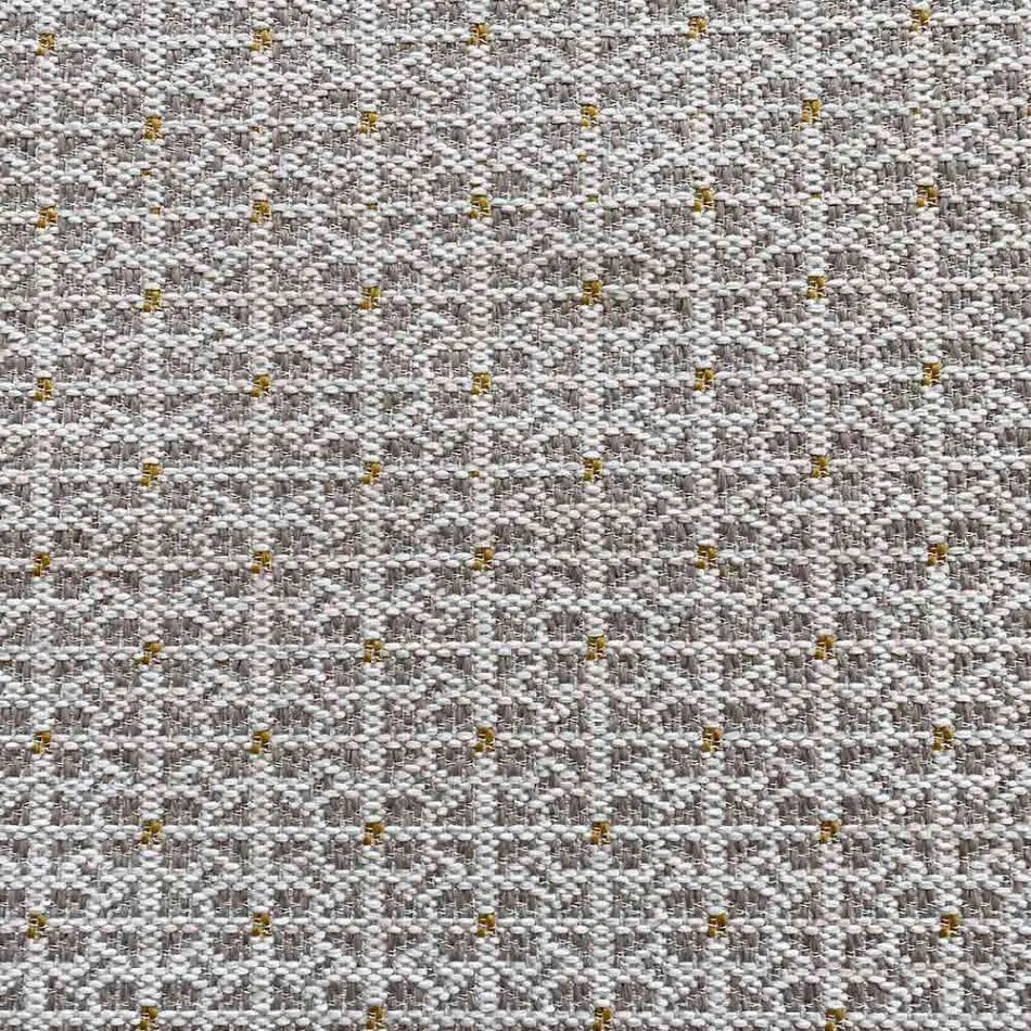 Pouf rond doux pour salon intérieur ou extérieur en tissu coloré - Naemi Viadurini