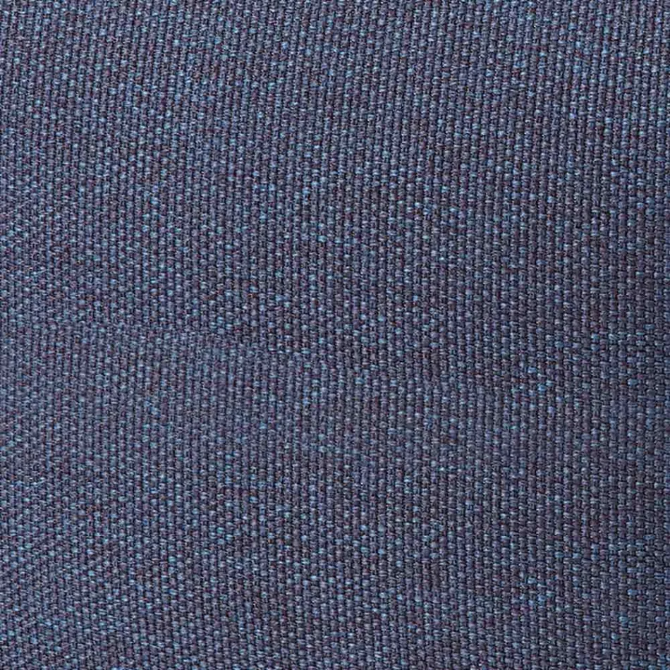 Pouf rond doux pour salon intérieur ou extérieur en tissu coloré - Naemi Viadurini