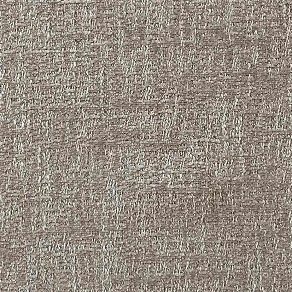 Pouf Ottoman Rond pour le Salon en Chenille Colorée 3 Tailles - Evelyne Viadurini