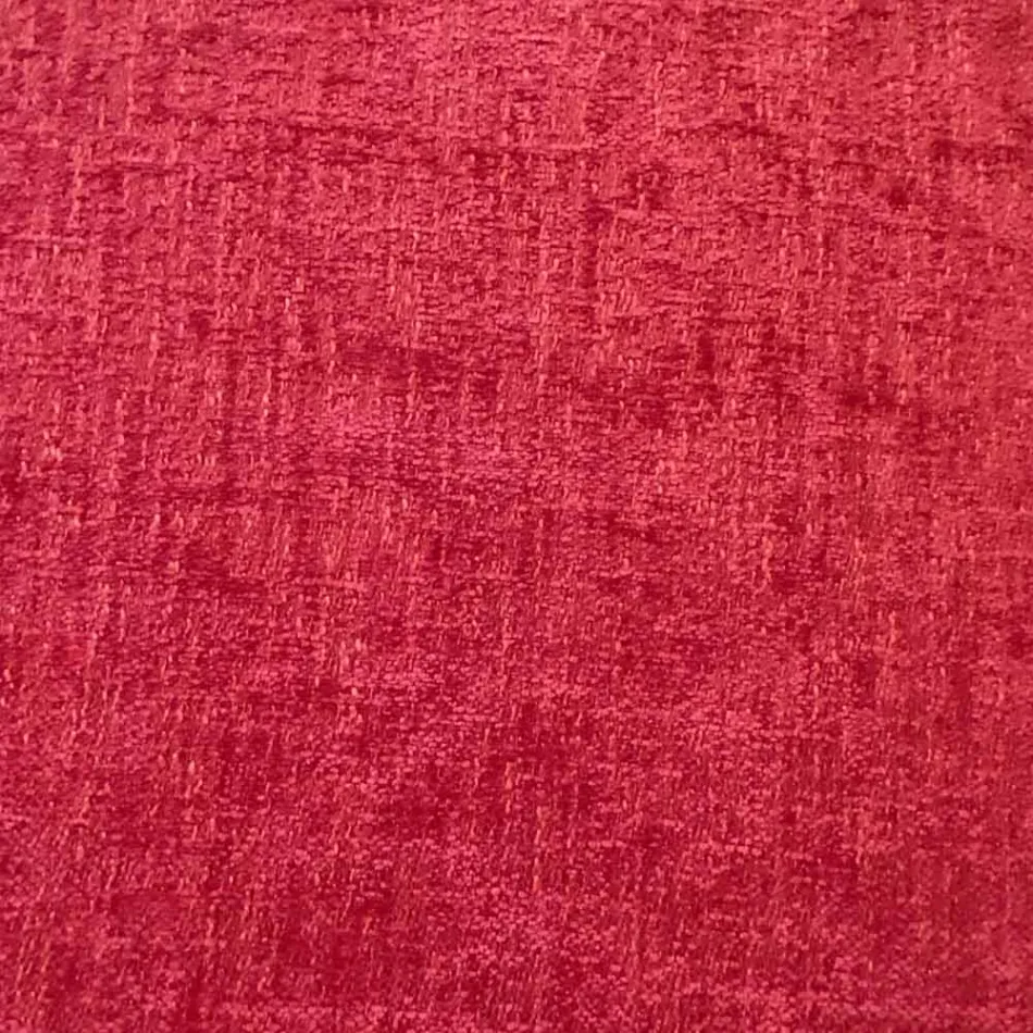 Pouf Ottoman Rond pour le Salon en Chenille Colorée 3 Tailles - Evelyne Viadurini