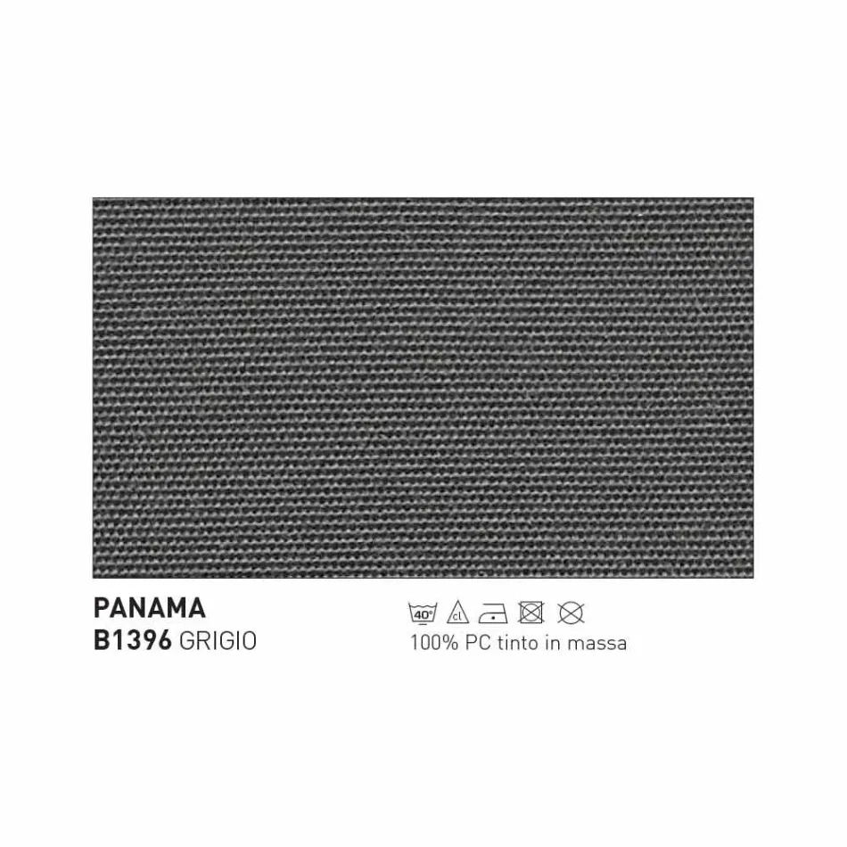 Pouf / repose-pieds d'extérieur Varaschin Summer en tissu et acier Viadurini