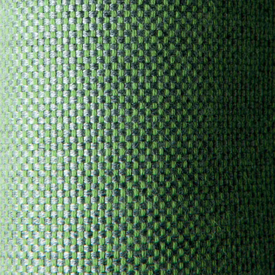 Pouf extérieur design carré en métal et tissu Made in Italy - Selia Viadurini